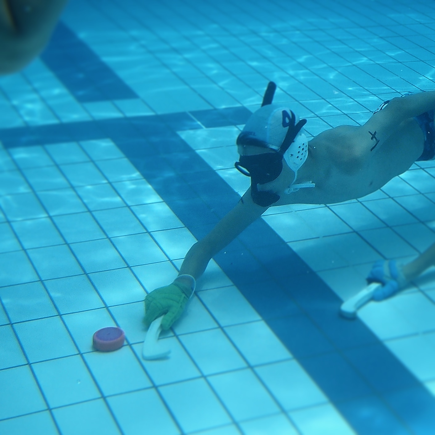 Underwater Hockey Player